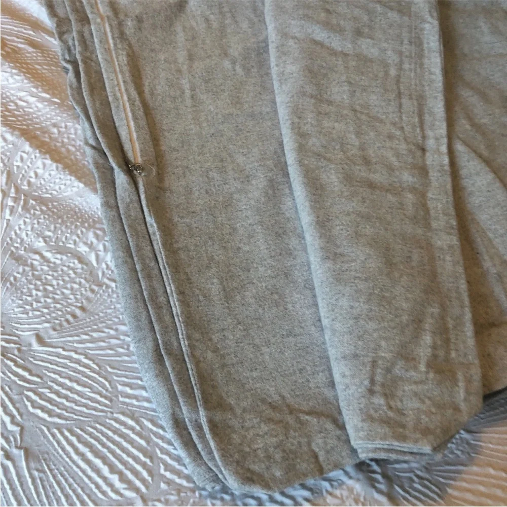 Boll & Branch Heathered Gray Organic Cotton Flannel King Duvet Cover & Sham Set